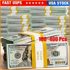 100-400X Prop Fake Looks Best Toys Money For Pretend Play Birthday Party Toy