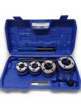 Silverline Rohr-Gewindeschneider Set 5-tlg. 1/2 bis 1 1/4 Zoll BSPT 868556