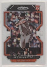 2022 Panini Prizm White Wave Prizm Kervin Castro #34 0u0f