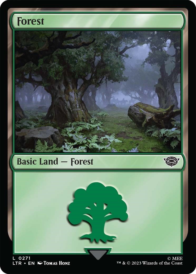 Forest (0271) #271 (NM) Universes Beyond: The Lord of the Rings: Tales of Mid...