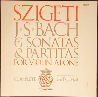 Szigeti*, J.S. Bach* - 6 Sonatas & Partitas For Violin Alone 3xLP M Vinyl 18