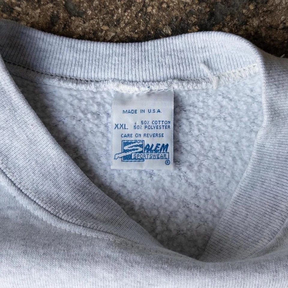 Sudadera de Colección Años 90 Chicago Bulls Baloncesto Salem Ropa Deportiva Cuello Redondo XXL Foto 3 de 4