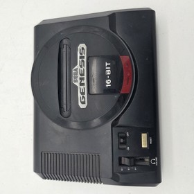 Sega Genesis 16 Bit Model 1 Console Only W/ RF Cable *missing Side Cover* Tested