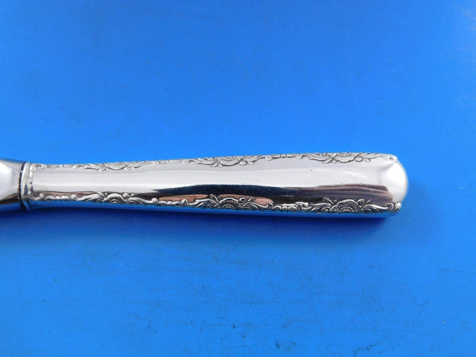 Juego moderno de 8 esparcidores de mantequilla de plata esterlina Camellia de Gorham 6 1/4" Foto 4 de 4