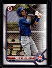 Alexis Hernandez 2022 Bowman Draft Baseball - #BD-173 - Chicago Cubs