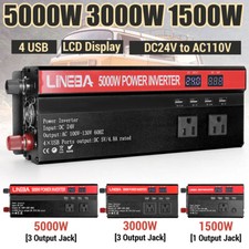 Inversor Para Carro Auto Coche Cargador Convertidor De Corriente 12V a 110V USB