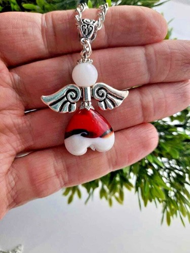 Car Mirror Charm Guardian Angel Fairy Pendant Hanging Ornament Sun Catcher - Picture 2 of 3