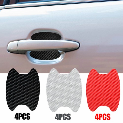 4x Accessories Car Door Handle Protector Film Anti Scratch Stickers For Nissan - Foto 3 di 12