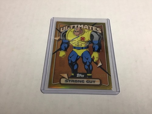 2025 marvel X-Men 97 #15 strong guy Gold ultimates 37/50 Topps Finest ￼