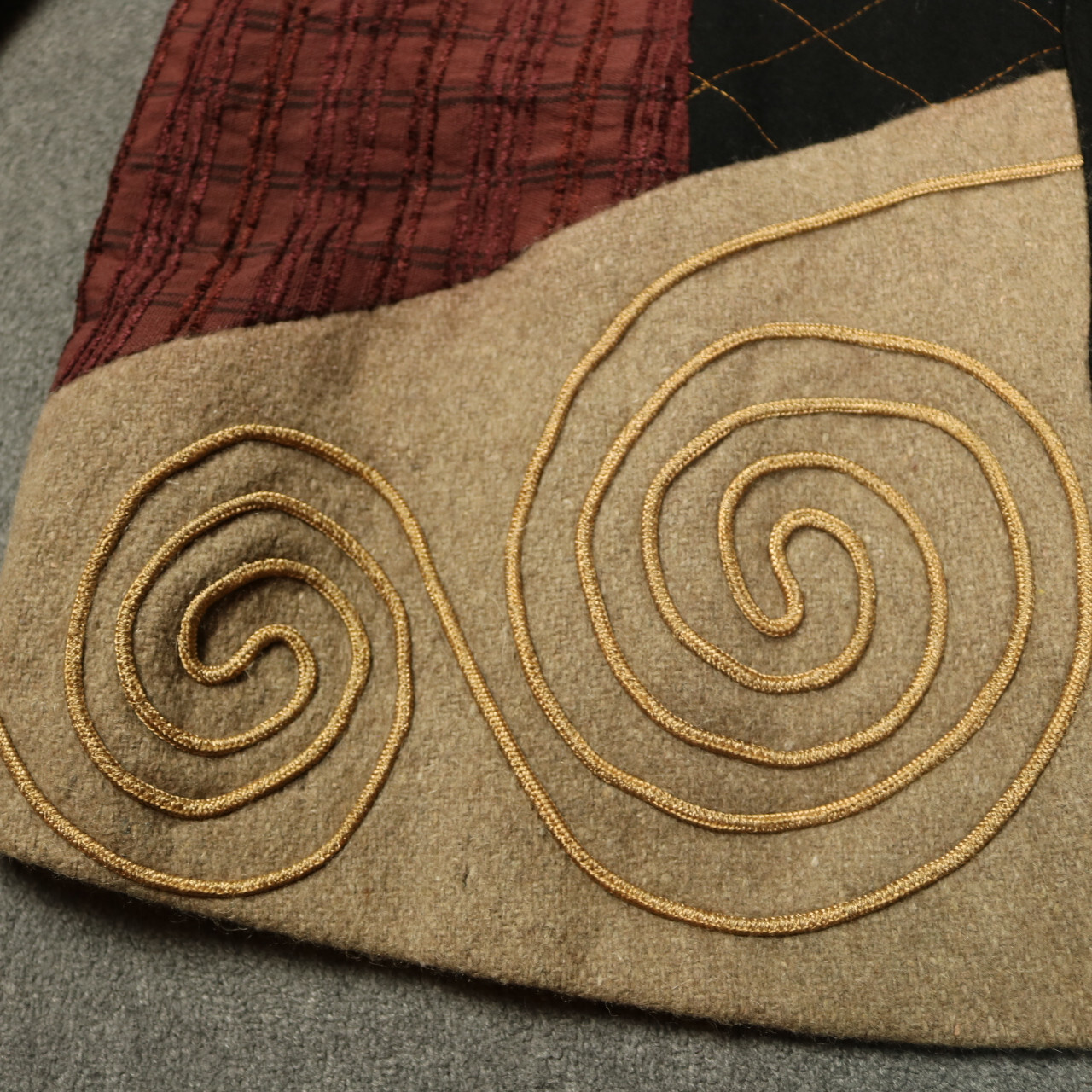 Allure Embroidered Patchwork Blazer Button Front … - image 8