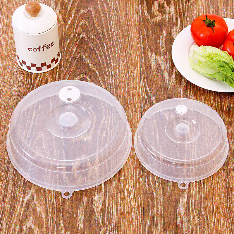 Microwave Plate Topper Cover Food Dish Steam Vent Splatter Lid