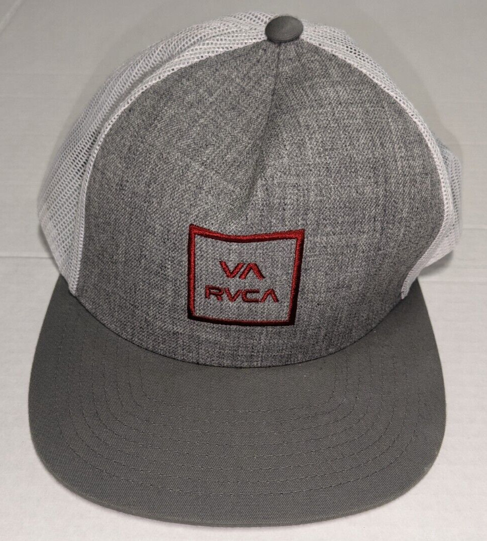 RVCA VA Hat Cap Adjustable Snap-Back Trucker Mesh… - image 1