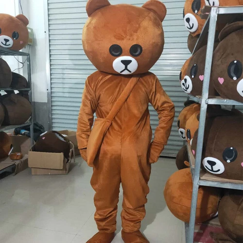 Teddy Bear Mascot Costume Role-playing Halloween Party Set for Adults - Bild 11 von 16
