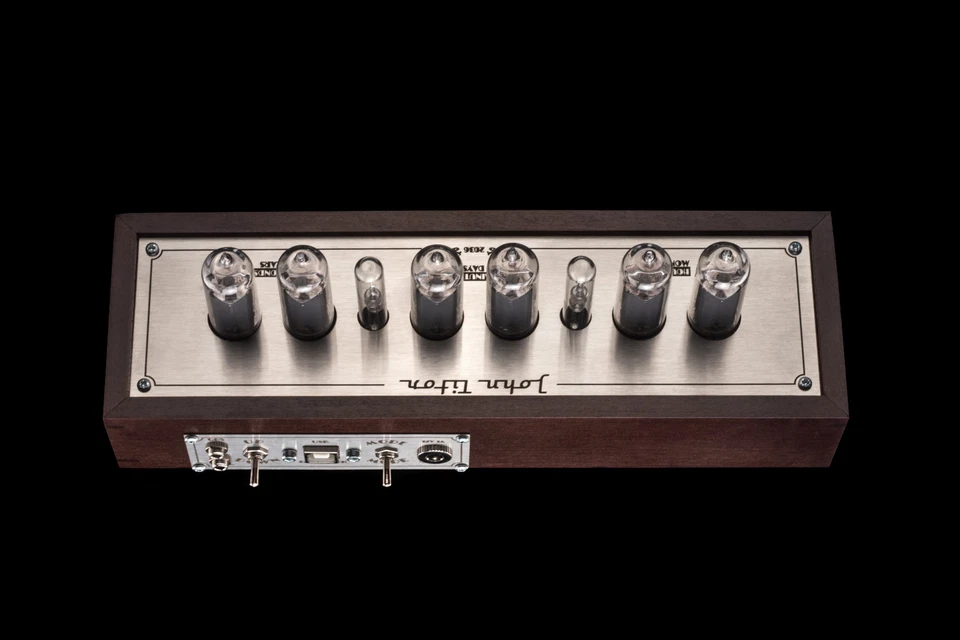 IN-14 Fine Grid Nixie Tubes Clock in Wooden Case 12/24H SlotMachine GRA & AFCH - Image 4 of 4