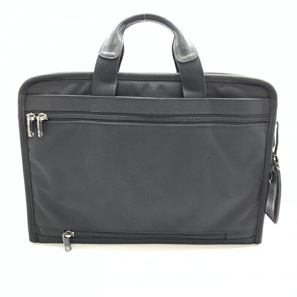 TUMI Handbag Business Bag Black 26111D4 Nylon Zip Closure