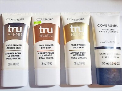 COVERGIRL TruBlend Face Skin Primer Liquid Oily Dry Combo Base Business Choice