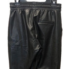 (NWD) HUE Women's Black Leatherette High Rise Jogger Pants -Sleek Effect Size S — photo 7