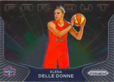 Elena Delle Donne 2021 Prizm WNBA Basketball Far Out Insert Card #1 WAS Mystics