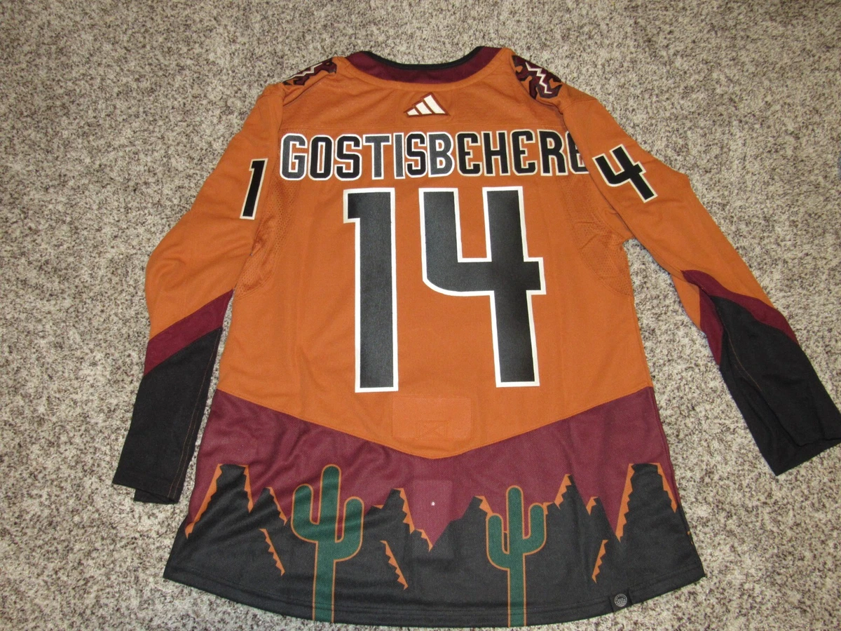 NWT Authentic Adidas Prime Reverse Retro Arizona Coyotes Jersey 54  Gostisbehere