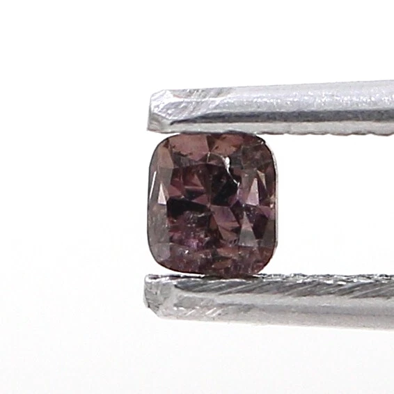 0.14CTW CUSHION PINK COLOR DIAMOND BRILLIANT CUT DIAMOND FANCY NATURAL DIAMOND - Image 3 of 4