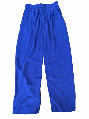 MARA HOFFMAN Women Pant hemp 100% Lenzing Modal wide-leg pants USA made Purple,6