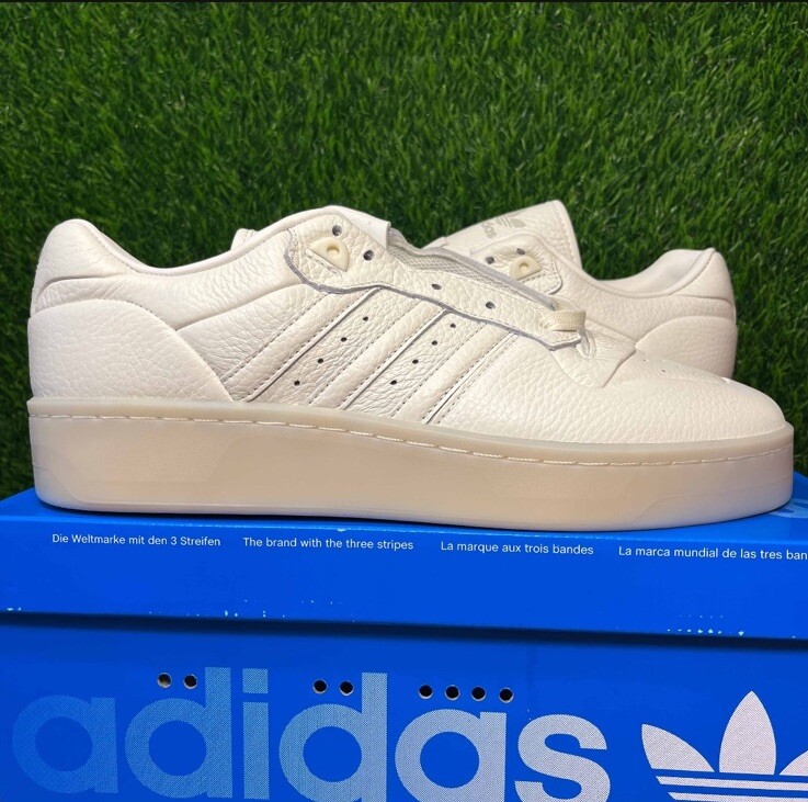 DS NEW Adidas Rivalry Lux Low Ivory White Men display picture 1