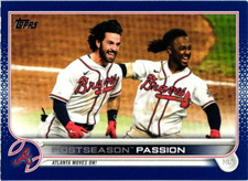 2022 TOPPS SERIES 2 ATLANTA BRAVES POSTSEASON PASSION #342 $0.99 VALUE BOX