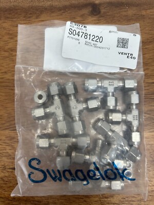 Swagelok SS-300-3 Stainless Steel Tube Fitting Union Tee, 3/16 in.Tube OD (EACH)