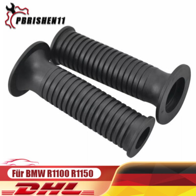 1 pair Motorrad Griffgummis Schwarz Für BMW R1100 R1150 R1200LT GS R S F650 DHL