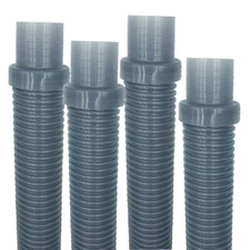 Puri Tech Pool Vac Ultra AquaBug Hose Translucent Blue 1.5 inch x 4 feet 4 Pack