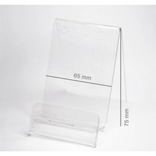 10 x 11873 Espositore Verticale Plexiglass Trasparente Cellulari / Smartphone La