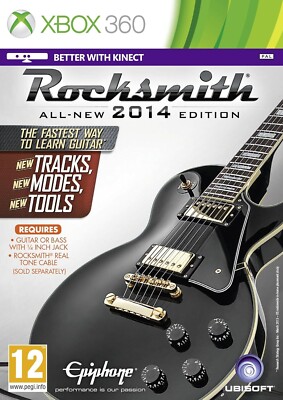 Rocksmith 2014 XBOX 360 Videospiel Original UK Release Neuwertig