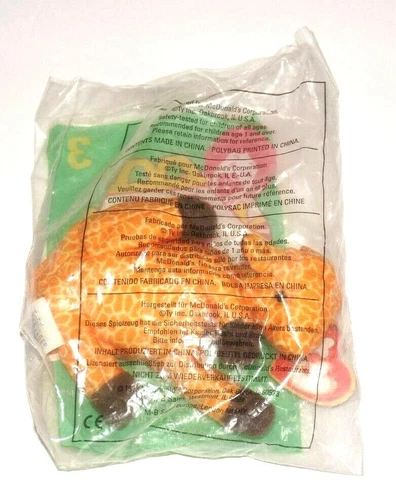 Vintage McDonald's Twigs 5" Toy Animal Beanie Baby Orange/Brown TY Inc.(1993)