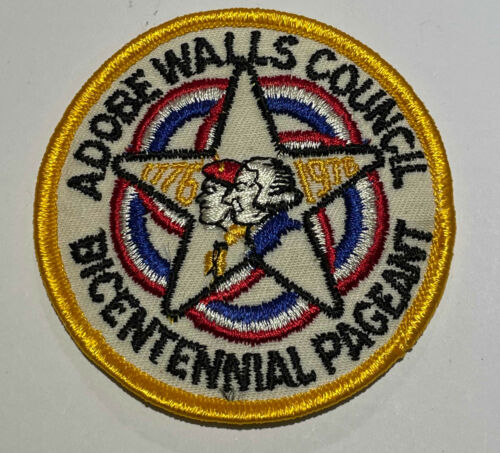 1976 Adobe Walls Pageant Council Texas Patch Boy Scout CC4 - Photo 1/1