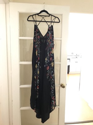 free people black maxi dress