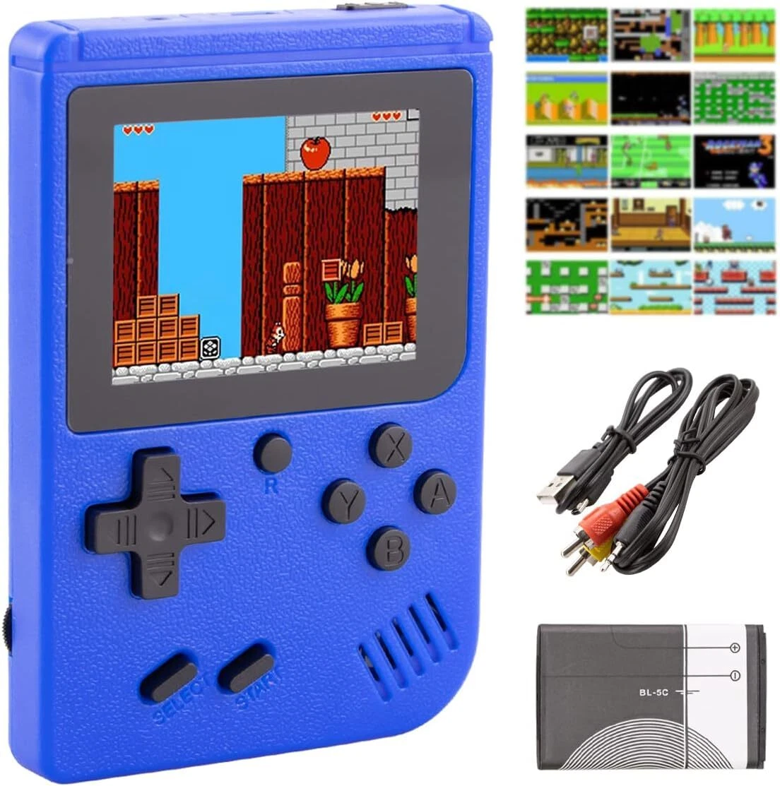 Sup Game Box 400 in 1 Games Retro Portable Mini Handheld Game Console 3.0  Inch Kids Game Player (Black) : : Toys