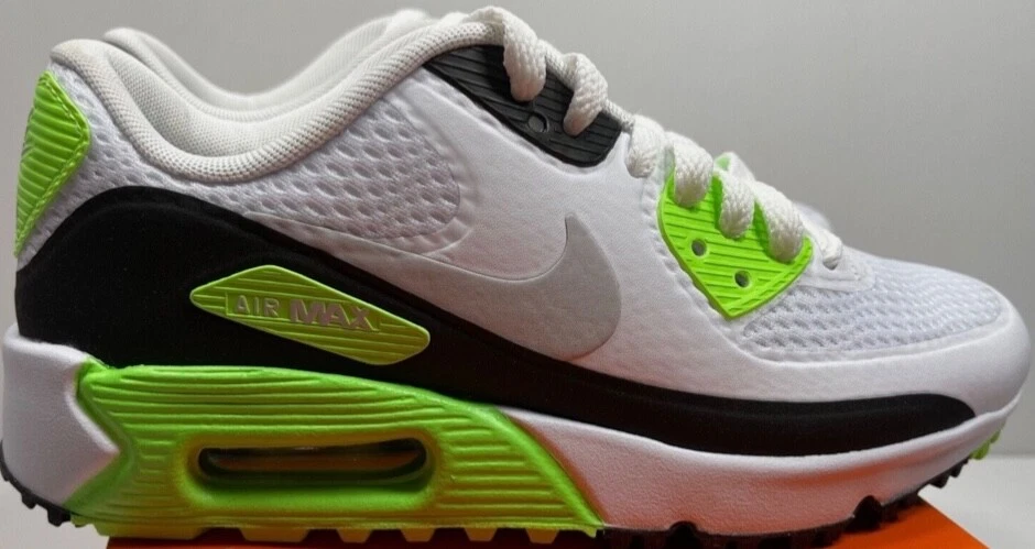 Nike Air Max 90 Golf Shoes Men\'s 11.5 Flash Lime Spikeless Waterproof Sneakers Nike Air Max 90 G Spikeless Golf Shoes White/Neutral Gray  main image 4