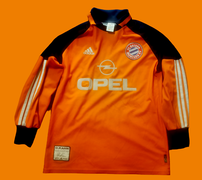 BAYERN MUNICH ADIDAS GOALKEEPER #1 OLIVER KAHN | eBay