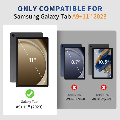 Case For Samsung Galaxy Tab A9+ 2023 11" Cover/ Tempered Glass Screen Protector - Picture 38 of 38