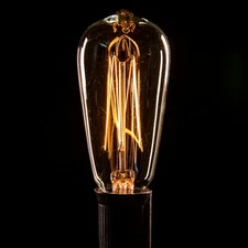 Box of 25 ST40 Lantern Edison 7W C9 E17 Vintage String Light Replacement Bulbs