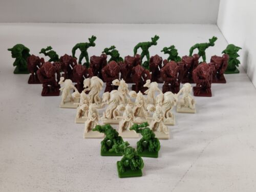2003 Parker Dungeons And Dragons Boardgame Enemy Miniatures Full Set Of 36 - Picture 1 of 12