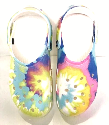 CROCS CLASSIC TIE DYE MENS-9 WOMENS-11 -GRAPHIC LIGHTWEIGHT  display picture 1