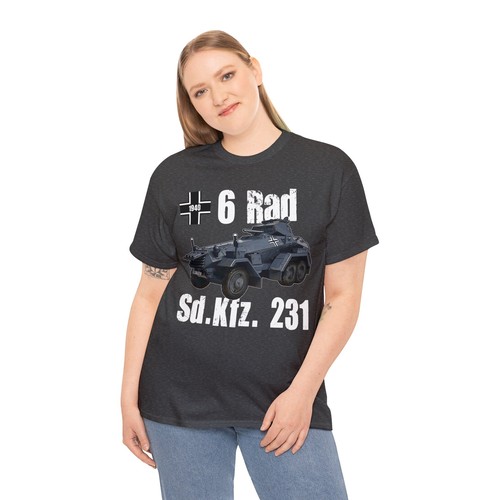 Sd.kfz. 231 6 Rad T-Shirt WWII German Armored Car Version 1 - Picture 37 of 49