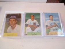 LOT OF 7 (1954) BASEBALL CARDS - FROM FAIR TO VERY GOOD CONDITION - BBA-36