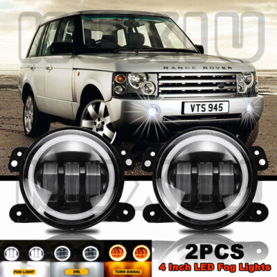 Front Bumper Fog Light Lamp Pair For Land Rover Discovery LR3 Range Rover Sport