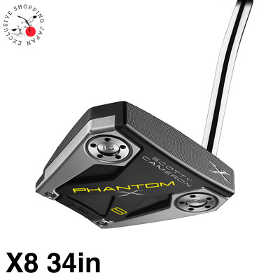 Scotty Cameron Golf 2019 US PHANTOM X 8 Putter 34inch 70° Men RH New Head Cover