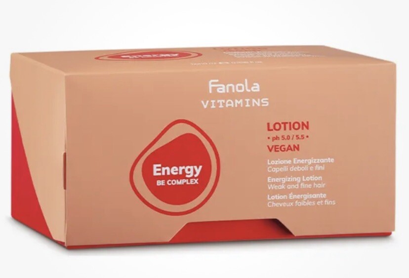 Fanola Energy Lozione Anticaduta 12 fiale | Cura Professionale Cute