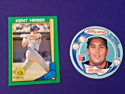1990  TOPPS CAREER ACTIVE LEADERS TOP  KENT HRBEK JIFFY POP  1988   NRMT OR BET