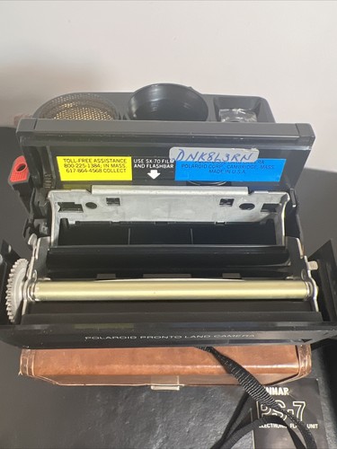 Vintage Polaroid Sonar OneStep Lemar Flash Manuals With Case Works - Picture 7 of 10