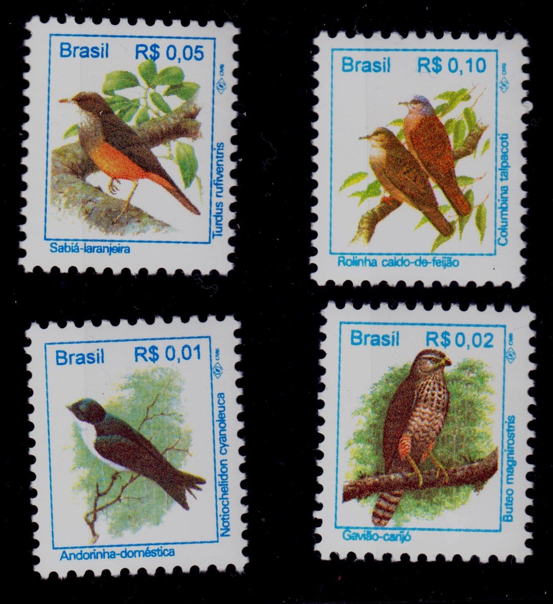 BRAZIL SCOTT# 2484-2487 MNH BIRD TOPICAL | eBay